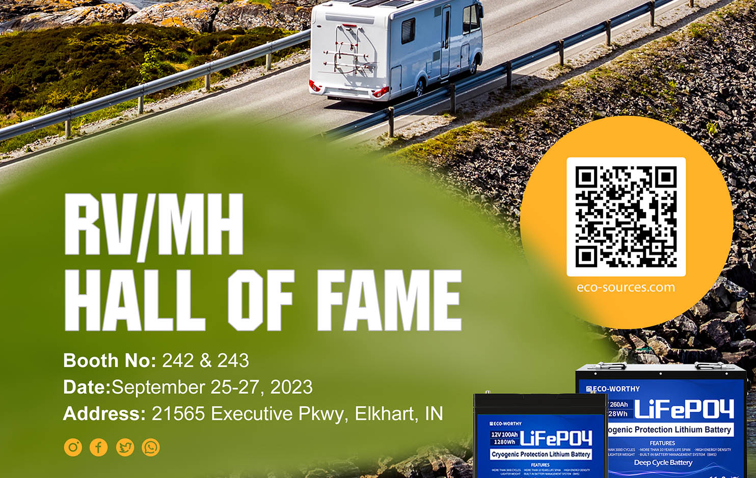 Discover Eco-Sources at the upcoming RV trade show!